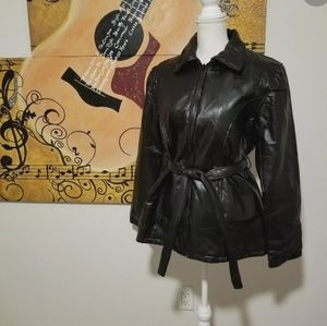 American Unique Black Leather Jacket